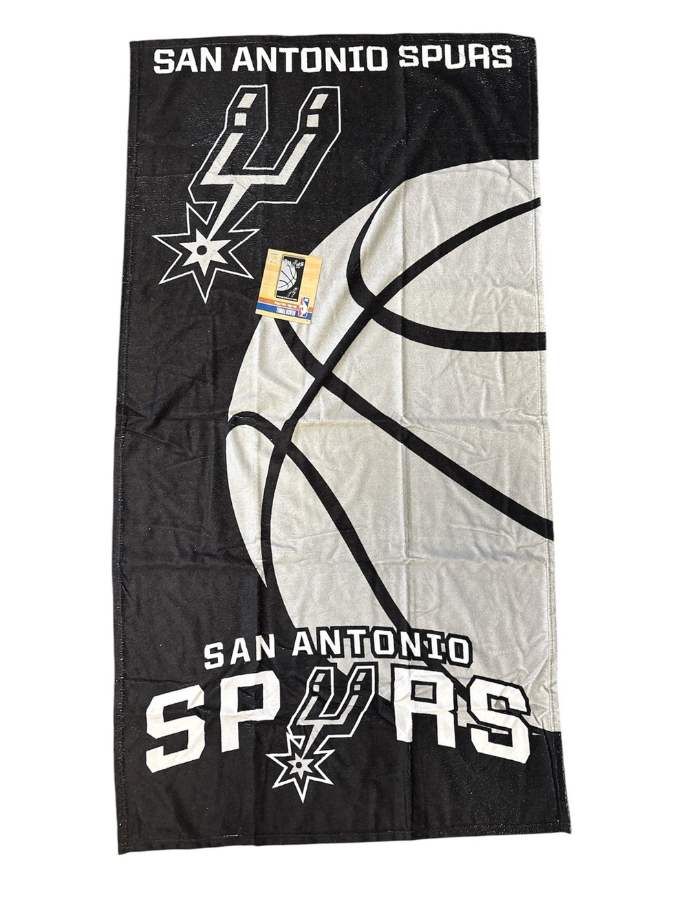 NBA San Antonio Spurs Beach Towel 60”X30” NWT